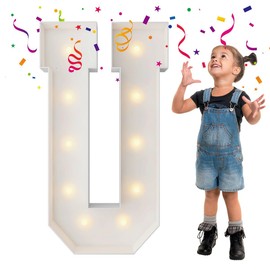 Letras iluminadas para marquesina de 3 pies, letras grandes para marquesina de mosaico, letras grandes para compromiso, decoración de boda, fiesta de cumpleaños, decoración de telón de fondo, kit de