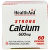 HealthAid Calcium 600mg - Chewable - 60 Vegetarian Tablets