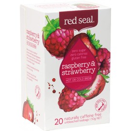 Red Seal (Hot & Cold Brew) Raspberry & Strawberry 20 Teabags