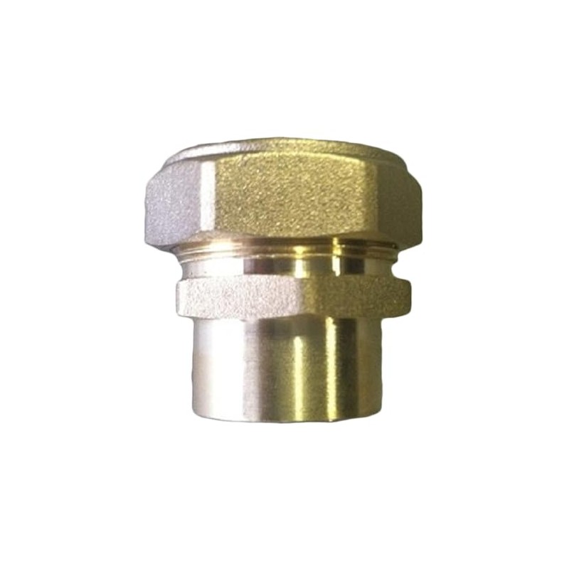 1" PEXworx Pex-Al-Pex Compression x Female Sweat Brass Fitting