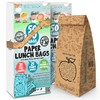 NIL-TECH Kids Paper Lunch Bags - Eco-Friendly Food Safe Brown