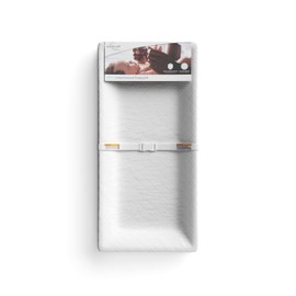 Storkcraft Nest 4-Sided Contoured Baby Changing Pad with Safety Strap - GREENGUARD Gold Certified, Water-Resistant Surface, Fits Most Standard-Size Changing Table Toppers, Non-Skid Bottom