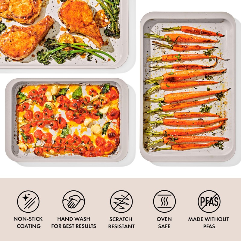 OXO Good Grips Non-Stick Pro Ceramic Coated Metal Bakeware 3-Piece