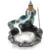 Ceramic Incense Burner, Waterfall Flowing Incense Holder, Exquisite Incense Cone