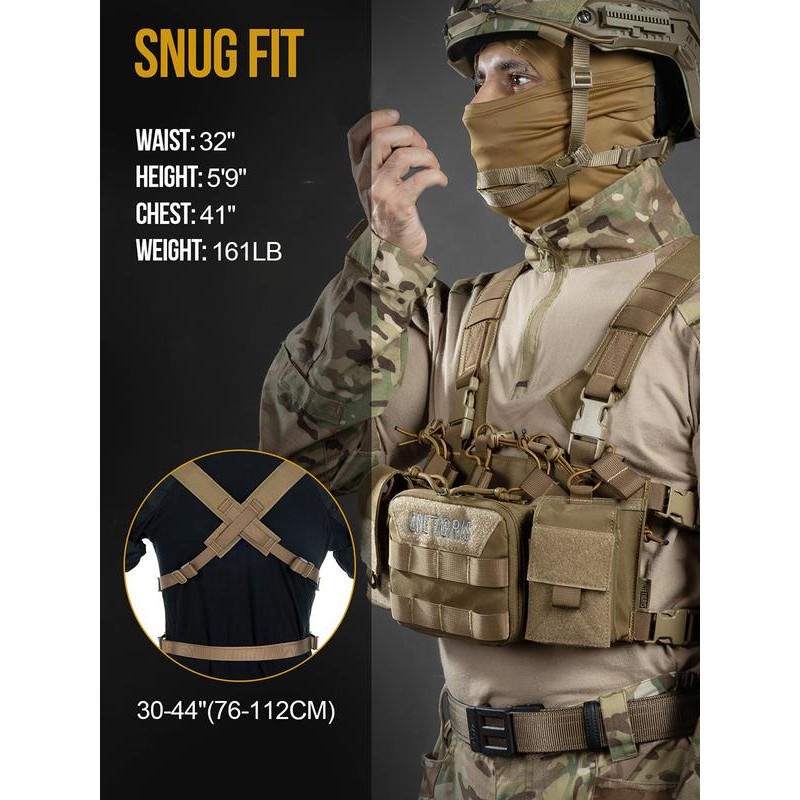 ONETIGRIS Chest Rig, MOLLE Chest Rigs Chest Rig Dangler Pouch