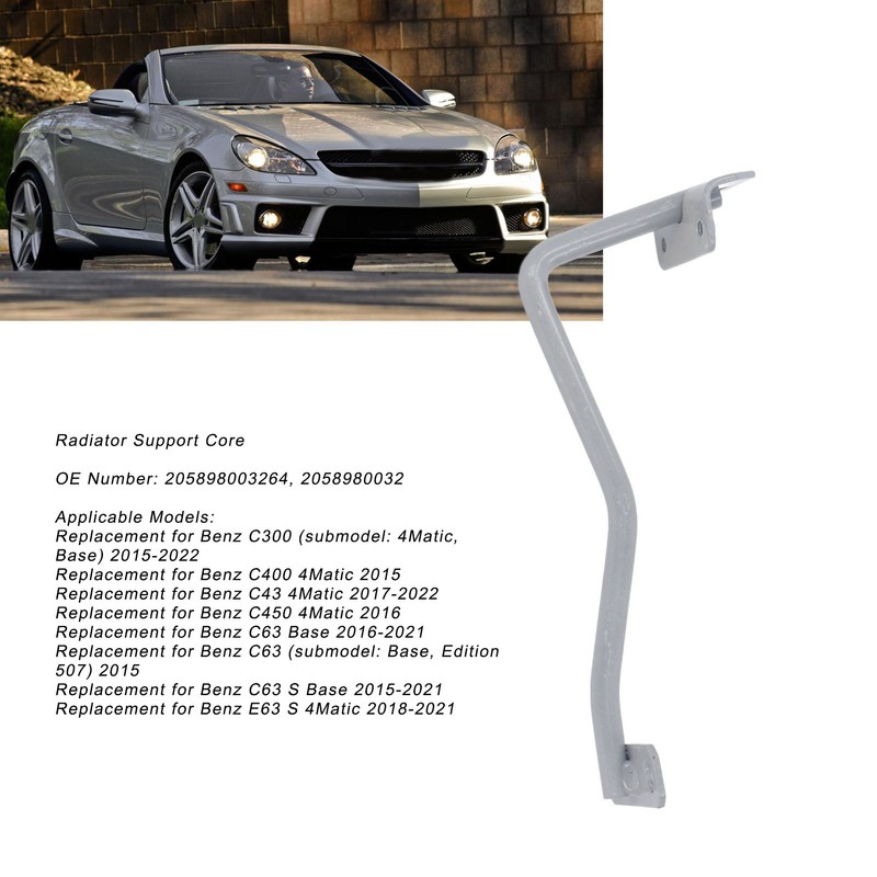 Radiator Support Core 205898003264 Strong Structure Replacement For Benz C300