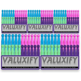 120x Plastic Dolly Pegs For Washing Line | Heavy Duty Dolly Washing Pegs | Plastic Clothes Pegs for Washing Line | Strong Plastic Pegs