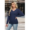 V Neck Sweaters for Women Pullover Cozy Lightweight Sweaters for