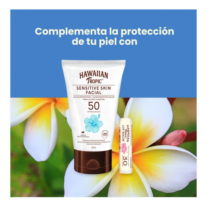 Protector Hawaiian Tropic Sensitive Skin Facial Fps50 60ml