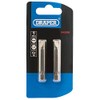 Draper 64012 6.5mm 1/4" Hex Plain Slot Insert Bit 25mm
