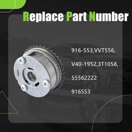 AUCERAMIC 55562222 Variable Valve Timing (VVT) Sprocket Gear Fit for 2011-2020 Chevy Cruze Trax Sonic Buick Encore 1.4L L4