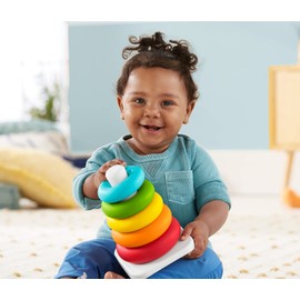 Mattel GRF09 Fisher-Price Eco Colour Ring Pyramid GRF09