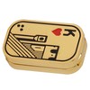 Slider Stress Relief Toy Triple Layered Portable Magnetic Push Clicker