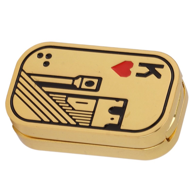 Slider Stress Relief Toy Triple Layered Portable Magnetic Push Clicker