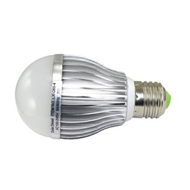G60-4 LED Light Bulb 7 Watt 560 Lumens 140° 50w Equivalent 100-240v AC 50/60 Hz E-26 30000+ Hour Aluminum 2 Year Warranty