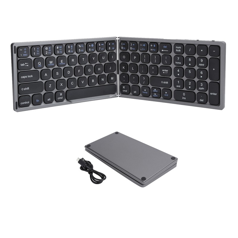 Folding Bluetooth Keyboard Wireless Ultrathin for IOS Android Windows Computer