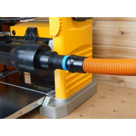 Toolcurve 1 1/4" Shop Vac Hose Adapter for Dewalt 734 Thickness Planer