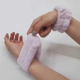 Facial Cleansing Wristbands for Hand Washing, Purple, 2-Pack Wrist Cleansing Band 6ea