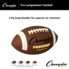 Champion Sports CF200 Intermediate Size Composite Football, Brown