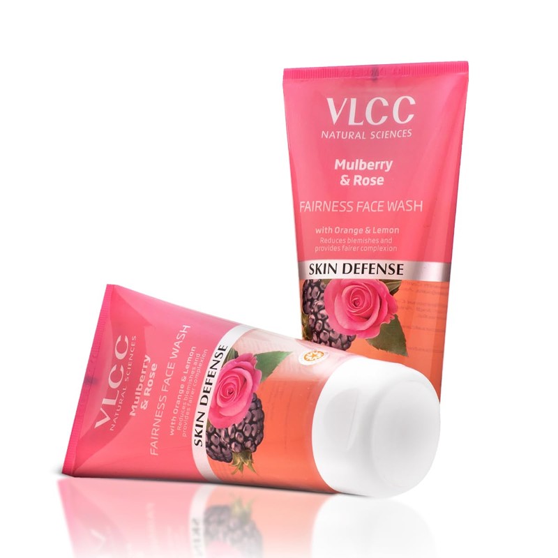 VLCC Mulberry and Rose Face Wash | Gently Cleanses Dust,