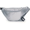 LOQI Unisex Adult Metallic Bum Bag, silver