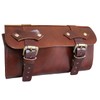 american blue Women Men Leather Saddle Bag Bicycle Accessories Bag
