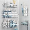 Liuoud 5 Pack Shower Caddy Organizer Rack Shelf for Inside