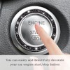 Gasedin Gasedin 2 PCS Car Engine Start Stop Decoration Ring,