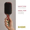 Kent LPB1 Large Paddle Cushioned Hair Brush - Grooming, Detangling,