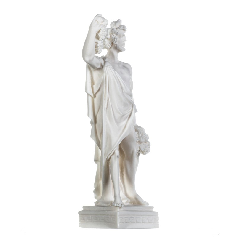 BeautifulGreekStatues Dionysus Statue Bacchus Greek God of Wine Grape-Harvest Alabaster