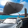 ICWEIMEI Parasol grande para automóvil, paraguas plegable para coche, parasol