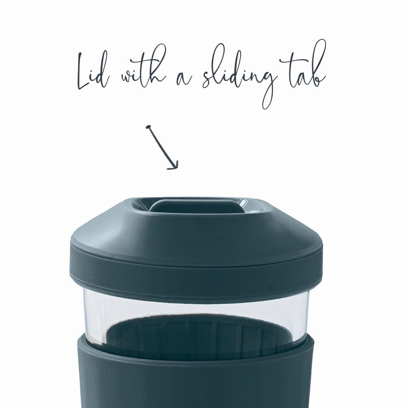 LACOR - 63138 - Borosilicate glass with lid - non-slip