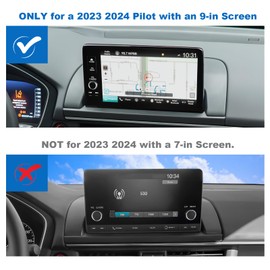 CDEFG Dashboard Storage Tray for 2023-2025 Honda Pilot 9-Inch Screen Compatible with Honda Pilot 2023-2025 Center Console Display Behind-Screen Dash Organizer