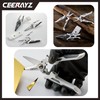 CEERAYZ 185mm Notch Scissors All Purpose Heavy Duty, Garden Shears,