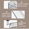 Corrugated Suction Cup Storage Holder Corner Shower Caddy Large Organizer