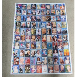 1993 Marilyn Monroe  Uncut Card Sheet Complete 100 Card Set Series 1