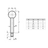 Ganter Normelemente | Handle Bars - GN 310-8-100-A-ZB | Rod