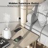 Furniture Drawer Outlet, IPX6 Recessed Power Strip Waterproof | with