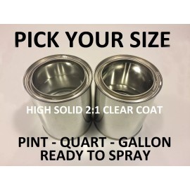 MBI Auto Pick Your Size- Pint / Quart / Gallon Premium Ready to Spray 2:1 H.S. Clear Coat - QUART