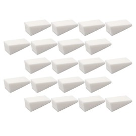 FRCOLOR 48pcs Cosmetic Sponge Wedge Applicator Makeup Wedges for Smooth and Gradient Nail Art Portable and Skin-friendly