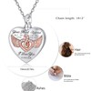 praymos Heart Urn Necklace for Ashes for Women 925 Sterling