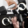 ZHIYUEJING 4PCS Weight Lifting Grips for Men and Women,Non-Slip Rubberized