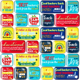 36PCS Teacher Appreciation Gifts in Bulk for Teachers Appreciation Week Refrigerator Magnets Sets, Birthday Christmas Unique Gift Supplies