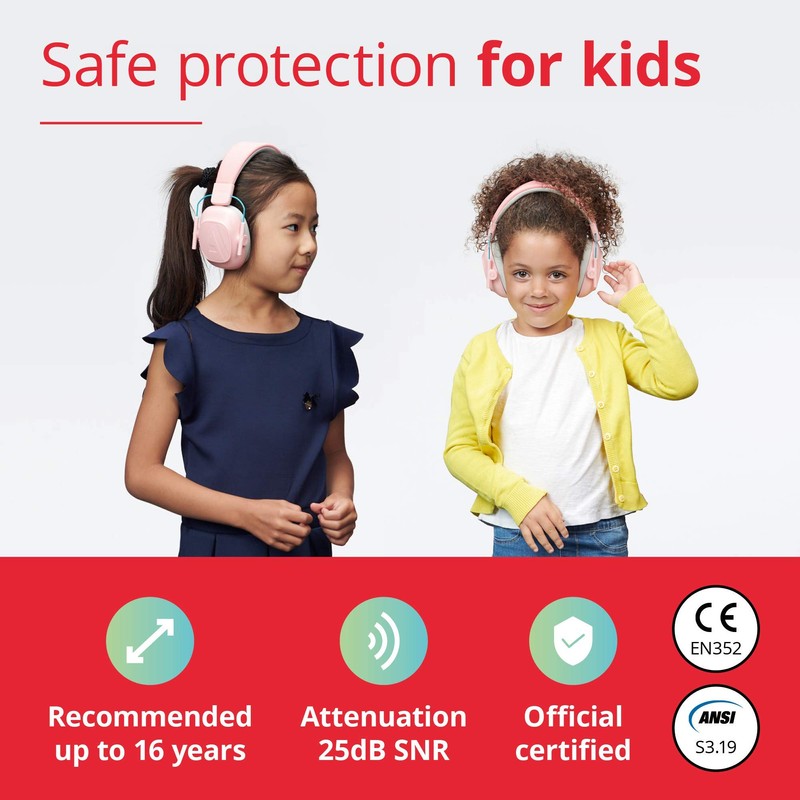 ALPINE HEARING PROTECTION Earmuffs for Kids Protection from Dangerous Sounds