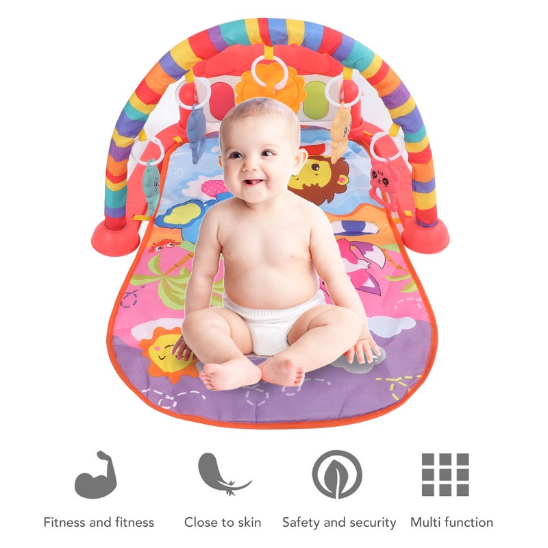 Baby Gym Playmat Piano Improve Motor Skill Sensory Stimulation Learning
