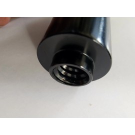 Unbranded Radial shaft to uniloc butt adapter pool cue extension predator revo black 1.75"