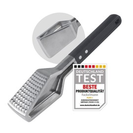 Fackelmann Statement Aluminium Meat Tenderiser - Meat Hammer with Smooth and Rough Side - For Plating Meat etc. - Approx. 27 x 6 x 5 cm, Black