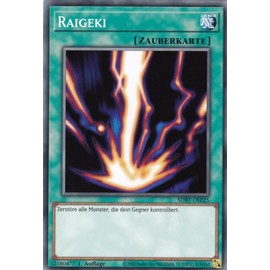 SDBT-DE025 - Raigeki - Common - German - 1st Edition - with Shipping Protection - Structure Deck: Beware of Traptrix - Yu-Gi-Oh
