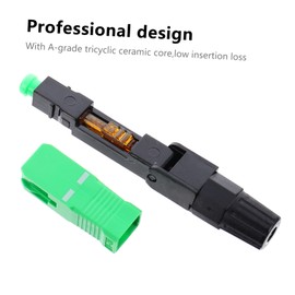 TEHAUX 20pcs Singlemode Fiber Optical Coupler Adapter Quick for Fast Installation Performance Harsh Environments Low Loss Signal Transmission