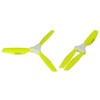 Microheli Plastic Folding 3-Blade Propeller 5045 CW/CCW w/Bracket (Yellow)